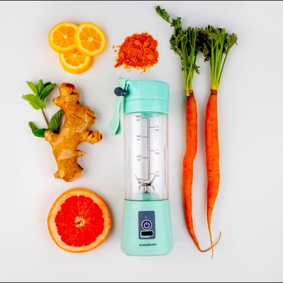 NEW KAMARAMA Portable Rechargeable Juice Shake Smoothie Blender Black - Picture 3 of 15